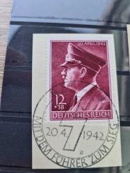 Nazi Almanyası Dönemi 1942-43 Alman Reich Propaganda / Posta Tarihi “ON PIECE” Damgalı Set (5’li Grup)