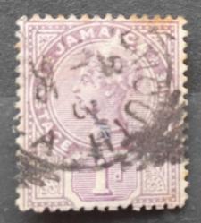 JAMAIKA- 1889-91,KRALICE VICTORIA D.LI