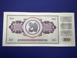Yugoslavya 20 Dinar 1978. Çil