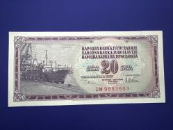 Yugoslavya 20 Dinar 1978. Çil