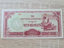 II. DÜNYA SAVAŞI JAPON İŞGAL PARASI THE JAPANESE GOVERNMENT – ONE DOLLAR (MO SERİSİ) MALAYA / BORNEO İŞGAL PARASI – ORİJİNAL