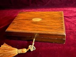 Antika gümüş fil dişi çatal bıçak seti