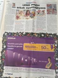 HÜRRİYET CUMA GAZETESİ DOĞUM GÜNÜ HEDİYESİ- 22 ARALIK 2007 - TURKİSH NEWSPAPER - Erkek oyuncağı Lego-Ayten serin-doğan kızlan-Pakize suda-acayip kankalar-ne CEO’nun sevgilisiyim ne lezbiyenim-eyşan Özhan-Ayşe Arman-by Salih saka-ev tekstilin gizli kahramanı-kanat atkaya-pako-Hakan gence-Türkiye’nin doğa kahramanları-Esra Kartal-Gülden aydın-Eray Çağlayan-Nurgül ucar-turan Çetin-sasalının çoçukları kuş gözlemcisi oldu-bozkırlar için Urfa’ya taşındım-kadınlar vefayı da ekonomiyi de daha iyi biliyor-mikail derin-sırtlanları benden sonra çoçukların koruyacak-attığımı vururdum şimdi daha iyi bir insan oldum-anneannem ferduş-Figen Batur-onun için ibadet mahrem, temizlik elzem, bayram şenlik hayat bayramdı-ilişkileri manken-tasarımcıyı aşar- acayip kankalar-çağla ve Cengiz-Cansu ve Hakan-koleksiyon da hediyenin anlamı bir başkadır-Koray Birand-Hakan gence-DJ ekibime katılmak isteyen yakışıklı ve saygılı olmalı-albüm benim istanbulumu anlatıyor-yıprandığım için 50 yaşında gözüküyorum-eğle