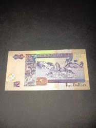 Belize Kraliçe Yüzlü 2 Dolar (Çil kondisyon)