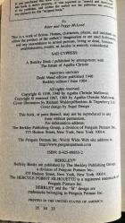Sad Cypress: A Hercule Poirot Novel - English - Softcover - Agatha Christie - Berkley Books