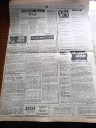Zafer Gazetesi - Turkish Newspaper - 13 Nisan 1974 - İstanbul gazetesinde çıkan asılsız haberle ile ilgili olarak açıklamada bulunan Ankara baro Başkanı Yekta Güngör Özden Fotoğrafı - CHP Milli Selamet Partisi koalisyonu zam için kuruldu diyen Adalet Partili Selahattin Kılıç - Ecevit hükümetine güvensizlik yaygın hal alıyor - bir dergiye göre CHP Ticaret odalarını ele geçirmek için tamim yapmış - Konya'dan 65 bin imzalı ve 316 metrelik dilekçe geldi Kızıl bayrak asanları askere kurşun sıkanları affetmeyin Fotoğrafı - kanun çıkarsa Demokrat Parti ismi kullanılacak - İhtar mitingi bugün beyazıt'ta Fotoğrafı - Kore'de savaşanlara göre Barış'ın en kestirme yolu savaştan geçer - dünya barolar Birliği 1980 Kongresi Türkiye'de toplanacak - genelkurmay Başkanı Orgeneral Semih Sancar yurda döndü - televizyonda bugün - önce spor ahlakı idareci gözü ile Temel Budak - Bolulu futbolcu Sinan Beşiktaş forması giyeceğim dedi Fotoğrafı - Galatasaray Adana Demirspor maçı - Gençlerbirliği Sivas Maçı