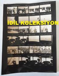 TÜRKİYE CUMHURİYETİ ESKİ BAŞBAKANI BÜLENT ECEVİT'İN ORİJİNAL AJANS-BASIN FOTOĞRAFI - 24 x 18 cm EBADINDA - BÜLENT ECEVİT DOĞU İLLERİ GEZİSİNDE VAN'DA ÇEKİLMİŞ 24 FARKLI KARE TEK FOTOĞRAFTA. HER BİR KARE 4,5 x 3,5 cm EBADINDA MİNİ BOYDADIR, 18 HAZİRAN 1978