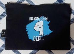 'İncinmişsin Dedi' Baskılı kalemlik, takılık, bozuk paralık CÜZDAN