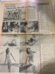 VATAN GAZETESİ İLAVESİ DOĞUM GÜNÜ HEDİYESİ- 1 MART 1953 - TURKİSH NEWSPAPER -Menderes-Ozcan Ergüder-H. Von Kleist-O. Von Bismarck-Waka Ayako-Wakasiyo Tetsuro-Hideo Oba-Kintura Mitsuko-Dioko-Sano Miki-Esat Hamdun-Edgar Rice Burroughs Avrupalılar kuyruklu adama 50.000 dolar veriyorlar-Bunları bulabilecek misiniz-Kadın Moda Ev Harika perhiz-Çocuğunuzun boyu ne kadar uzayacak-1953 bahar modasına dair bazı havadisler-Birahane-Japonyada filmcilik ve yıldızları-Bilginizi yoklayınız-Nezle hakkında neler biliyorsunuz-Çapraz kelimeler-Dünyanın karikatürleri-Tarzan