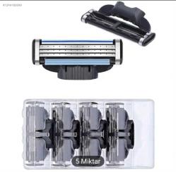 Gillette Mach 3 (banbu ağacı saplı).3 yedek bıçaklı