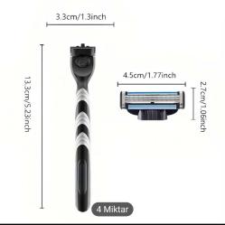 Gillette Mach 3 bıçak sapı +.3 yedek bıçak