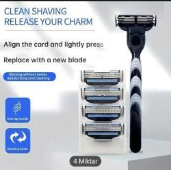 Gillette Mach 3 bıçak sapı +.3 yedek bıçak