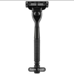 Gillette Mach 3 Siyah metal sapı +.3 yedek bıçak