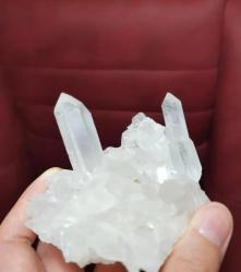 Süt Beyazı Kuvars Kümesi - Berraklık, Sakinlik ve Enerji Artışı için Ham Şifa Kristali Uçları Kırıksız - Ağırlık: 187g - Benzersiz Koleksiyonluk Nadir Parça Kütle