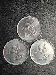 1975-1976-1977 YILLARI MADENİ 5 TÜRK LİRASI  ÇİL 5919