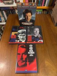 Three Tom Clancy Widescreen Thrillers :The Hunt For Red October (Sean Connery) +  Patriot Games + Clear and Danger (Harrison Ford) / 3 DVD Box