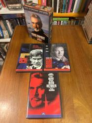 Three Tom Clancy Widescreen Thrillers :The Hunt For Red October (Sean Connery) +  Patriot Games + Clear and Danger (Harrison Ford) / 3 DVD Box
