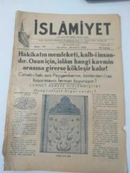İSLAMİYET Haftalık, Dini, İçtimai, Ahlaki Gazete, 15 Ağustos 1949, Sayı:73  ( Baş Yazarı: Şemseddin Yeşil ) - 28.5/40 cm.