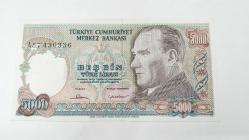 PARA 7.EMİSYON 1.TERTİP A57 430 336 SERİ NOLU 5000 TÜRK LİRASI 248