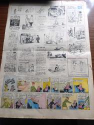 Hürriyet Pazar Extra Gazetesi - Turkish Newspaper - 1960'lı yıllar - Bizimkiler Renkli Karikatür - Fatoş Renkli Karikatür - orijinal bir test neleri bilmek lazım - genç yaşta yuva kurmak iyidir ama - gözlüğünüz de sizi ele  verebilir - Bir İtalyan psikoloğu hanımları uyarıyor - çalışan kadınlar arasında fırtına koparan düşünce kadın meslekte erkek kadar başarılı olamaz - Bir test ev kadınının işi kolay değil bütçenizi İyi idare ediyor musunuz - King'in öldürülüşünü gören adam Gerard Croiset Fotoğraflar - gülmek ne güzel şey hazırlayan Kemal Bisalman - bir İngiliz karikatüristi - Koleje giden evlat - köylü kızı şehirde - Bir Tavsiye - Güngörmüşler renkli karikatür