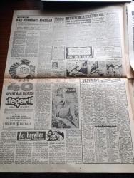 Hürriyet Gazetesi -  Turkish Newspaper - 20 Temmuz 1958 - Rusya çıkar yolu masaya oturmakta buldu - Kruşçef bir Yıldırım mesajı ile konferansın 22 temmuz'da Cenevre'de toplanmasını istedi - Amerikan deniz piyadeleri Lübnan'a böyle çıktılar fotoğraflar - Doktor Fazıl Küçük Kıbrıs'a Türk birliklerinin gelmesini istedi - Lefkoşa'da EOKA'ya karşı Türk kadınları gösteri yaptı fotoğraf - Amerika Avrupa'ya hususi tarzda hazırlanmış tümenler gönderiyor - Ortadoğu sarılıyor İngilizler Dün libya'ya kadar asker çıkardılar - ordinaryus profesör Tahir Taner'in açıklaması - İsmet İnönü iktidara iç münakaşada itidal tavsiyesinde bulundu - İstanbul'da bugün bu gece sinema ve tiyatro programı - Zeki Müren Tepebaşı bahçesinde - Ingrid Bergman ile Rosselini boşandı fotoğraf - Mediha Demirkıran Büyükdere beyazparkta - futbol federasyonunun dünkü Yeni kararı ile Türkiye ligi Bu yıl yapılacak - Fenerbahçe Defterdar maçı fotoğraf - Kınalı Burgaz iddialı futbol karşılaşması bugün yapılıyor - atletizm Bayramı