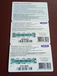 TÜRKCELL GSM MUHABBET KARTI - 3 ADET