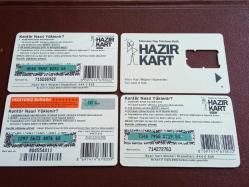 TÜRKCELL GSM; KAZI KONUŞ, HAZIR KART