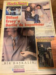 HAFTA SONU GAZETESİ DOĞUM GÜNÜ HEDİYESİ  ( Turkish Newspaper ) - 6 MAYIS 1983 - TAM TAKIM 12 SAYFADIR -Emel Sayın-Müjde Ar-Bülent Ersoy-Fikri Yaramaz-Banu Alkan-İnci Assoy-Nur Askent-Coşkun Demir-Ebru Ersoy-Perihan Savaş-İbrahim Tatlıses-Derya Tuna-Ahu Tuğba-Taner Şener-Zeki Müren-Sezen Aksu-Murat Soydan-Muazzez Abacı-Ahmet Ümit-Vedat Araz-Sadettin Teksoy Emel Sayın’a saldıran deli konuştu: “Beni bu aşk çıldırttı”-Olaydan bir gün sonra: Bu kurban deli İrfan’a kurban-İşte delinin mektubu-Müjde Ar’ın da bir delisi vardı-Bülent Ersoy’u Berlin’de kapattılar-“Fuar’da sahneden kopmuştum… Fuar’da sahneye çıkacağım”-Göçmen güzelinden bir yıldız böyle doğdu-Güzele ne yakışmaz-Bu kadın tehlikeli-İbo’nun tatlı belası-Ve ikinci aşk-Coşkun Demir’in dans pistinde milli olduğu gece-“Hafta Sonu gerçekleri yazdı”-“Affet beni paşam”-Yeşilköy’de kucaklaşma-Gizli nikahın fotoğrafları-Muazzez Abacı gazino dünyasını bir kez daha karıştırdı Emel Sayın basın mensuplarına gönlünü verdi-Yasaların boşluğunda ve
