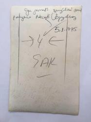 ŞARKICI NECO ve OYA GERMAN'IN ORİJİNAL FOTOĞRAFI 18 x 12 cm EBADINDA - KALİPSU KRALİÇESİ OYA GERMAN ve ŞARKICI NECO BİRBİRLERİNE SARILIP POZ VERİRLERKEN ÇEKİLMİŞ BİR KARE, 5 OCAK 1975