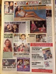 HAFTA SONU GAZETESİ DOĞUM GÜNÜ HEDİYESİ  ( Turkish Newspaper ) - 22 ŞUBAT 1995 - TAM TAKIM 20 SAYFADIR -Mustafa Sandal-İpek Erdem-Nilüfer Bayraktar-Ebru Şallı-Uğur Yücel-Derya Hanım-Cem Özer-Erk Balaban-Ozan Doğulu-Kenan Doğulu-Madam Arşo-Cem Arşo-Müjde Ar-Şehrazat-Ece Bar-Aydın Uğurlular-Nükhet Duru-Ergüder Yoldaş-Yüksel Şengül-Erol Taş-Yıldırım Gencer-Nuri Sesigüzel-Bülent Çelik-Adnan Şenses-Semiha Yankı-Perihan Savaş-İbrahim Tatlıses-Figen Çakmak-Gary Moore-Lale Barçın İmer-Zeynep Talu-Oya Bora-Gürcan Gürsoy Musti’nin aşk hocası-Tecavüz’ün fotoğrafı-Karısını kızına tercih etti-Doğulu kardeşlerin yolları ayrıldı-Suçüstü gecesinin öyküsü-Aydın’a taciz çok tık yok-Elini kana bulayanlar-Ekmek davası-Arkadaş kurbanı-Bir anlık öfke-Kıbrıs’ta cümbüş-Besle Seda’yı sevsin seni-Milyarlık saçlar-İftarlı kaset tanıtımı-İki mutlu haber-Damat Adnan antikacı güzelle takılıyor-Vah Semiha vah-Perihan’a bayram müjdesi-İbo’dan oğluna 5 milyar-Paralı klip modası-Dünya kötüye gidiyor-İspanyolları etkile