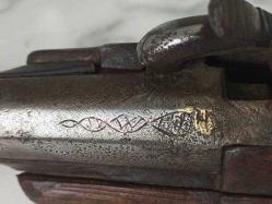 Antika Nadir Osmanlı Saray Eşrafına Ait Pİştov Tabanca