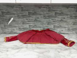 Eskilerden Altın Simli İplik İşlemeli Kadife Osmanlı Cepken