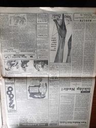 Hürriyet Gazetesi - Turkish Newspaper - 6 Aralık 1955 - dün yaptığı basın toplantısını 50 gazetecinin takip ettiği  Vali Fahrettin Kerim Gökay ayrılıyor - İstanbul valisi ve belediye başkan vekili ordinaryus Profesör Fahrettin Kerim Gökay basın kuşları ile konuşarak Gökay bilmecesini çözerken fotoğraf - Tevzi edilmek üzere 30 bin ton zeytinyağı geldi fotoğraf - mısır'dan kamyon kauçuk tops çuval ve yedek parça alıyoruz - elektrikli trenler eskilerden farksız - Demokrat Parti mebusları da meclise yeni bir seçim kanunu getiriyor - Mükerrem Sarol'un Demokrat partiden ihracı çıkmaza giriyor fotoğraf - Kısıklı soygunu - yavru kurtlar fotoğraf - aşk ve macera romanı Yasak Rüya çizen Faruk Geç - kalbimin kadınları yazan A.J. Cronin Yazı Dizisi - Hitleri ben yaktım yazan Heinz Linge Yazı Dizisi - Muammer Karaca'nın Cibali Karakolu - Turgay Şeren Ordu takımıyla pakistan'a gidecek fotoğraf - Beşiktaş bir Alman takımı getirtiyor - İngiltere lig maçları - milli namzetler çalışırken fotoğraf