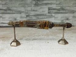 Antika Osmanlı Yazılı Kan Oluklu Kama - Hançer