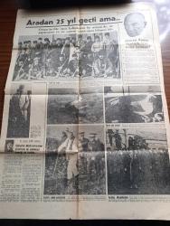Hürriyet Pazar Extra Gazetesi - Turkish Newspaper - 10 Kasım 1963 - Fahrettin Altay o günü anlatıyor - Batmayan Güneş - Atatürk Dolmabahçe sarayı'nın bahçesinde fotoğraf - dolmabahçe'de ebedi uykusunda fotoğraf - Atatürk'ün idam fermanı fotoğraf - karar vermiştik cenaze namazı sarayda kılınacaktı - olur sultanım siz sadece emredin biz o haini idama bile mahkum ederiz yazan Metin Soysal - Damat Ferit - Atatürk'ü giydirenler anlatıyor - gömlekçisi Petro Martino anlatıyor fotoğraf - Atatürk'ün terzisi Jan Pilüris fotoğraf - giyimde kuşamda ifrata kaçmaz fanteziyi severdi - Atatürk'ün kunduracısı  Onufri Karkilidis fotoğraf - Atatürk'ün kullandığı iki marka yazan Mithat Sertoğlu - Büyük kurtarıcıya ait 3 hatıra - dünya basını Atatürk için neler yazmıştı - Doktor Nazım Şakir anlatıyor Sakarya muharebesi'ne giderken üç kaburga kemiği de kırıktı - milli mücadelenin ilk günlerinde Atatürk Çerkes Ethem ve Kazım Özalp yanyana fotoğraf - Atatürk Denizi çok severdi fotoğraf - Kurtuluş mücadelesi