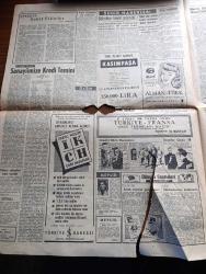 Hürriyet Gazetesi - Turkish Newspaper - 24 Şubat 1955 - başvekil Adnan Menderes ani olarak uçak ile bağdat'a hareket etti - Türkiye Irak müdafaa antlaşması - körler mektebine yerleştirilen Hüseyin Yalman'a hediye fotoğraf - Celal Bayar Lahorda fotoğraf - Yıldırım mahkemeleri kurulacak - Türkiye Irak antlaşması ve Amerika - Meclis Dahiliye Maliye ve Maarif bütçelerini müzakere ve kabul etti - Avrupa'da kış fotoğraf - Bir zelzele heyeti Çanakkale'ye gitti - arkadaşımız Ahmet ihsan'ın meslek hayatındaki 30. yılını hep beraber kutladık fotoğraf - İstanbul üniversitesi'nde boş 49 asistanlık var - Dedektif Nik'in maceraları çizgi roman - Gümrük ve İnhisarlar vekili Emin Kalafat'ın bir mektubu - İtalya'nın en meşhur karnavalı Gina Lollobrigida kağıttan heykeli geçiriliyor fotoğraf - hususi Dedektif bürosu kuruldu - Hürriyet haftanın karikatürü - İstanbul gazetecilerinin bahçeli ev ikramiyeli büyük eşya piyangosu - Fatoş karikatür - Güngörmüşler karikatür - Gökler hakimi Gordon karikatür