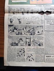 Hürriyet Gazetesi - Turkish Newspaper - 24 Şubat 1955 - başvekil Adnan Menderes ani olarak uçak ile bağdat'a hareket etti - Türkiye Irak müdafaa antlaşması - körler mektebine yerleştirilen Hüseyin Yalman'a hediye fotoğraf - Celal Bayar Lahorda fotoğraf - Yıldırım mahkemeleri kurulacak - Türkiye Irak antlaşması ve Amerika - Meclis Dahiliye Maliye ve Maarif bütçelerini müzakere ve kabul etti - Avrupa'da kış fotoğraf - Bir zelzele heyeti Çanakkale'ye gitti - arkadaşımız Ahmet ihsan'ın meslek hayatındaki 30. yılını hep beraber kutladık fotoğraf - İstanbul üniversitesi'nde boş 49 asistanlık var - Dedektif Nik'in maceraları çizgi roman - Gümrük ve İnhisarlar vekili Emin Kalafat'ın bir mektubu - İtalya'nın en meşhur karnavalı Gina Lollobrigida kağıttan heykeli geçiriliyor fotoğraf - hususi Dedektif bürosu kuruldu - Hürriyet haftanın karikatürü - İstanbul gazetecilerinin bahçeli ev ikramiyeli büyük eşya piyangosu - Fatoş karikatür - Güngörmüşler karikatür - Gökler hakimi Gordon karikatür