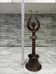 Eskilerden Osmanlı Havan Kaideli Bronz Alem