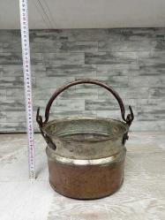 Antika Kırlangıç Geçme Bakır Helke - Bakraç