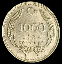 1990 1000 Lira Çil