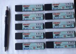 Versatil Kalem 2.0 Mm Uçlu  SİYAH ROTRİNG 300 Seri  + 10 Tüp 2,0 Mm Uç  Mikro