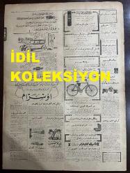 Osmanlıca Cumhuriyet Gazetesi, Orijinal Dönem Basım, (Ottoman Newspaper) - 14 Şubat 1928 - Sayı: 1355 - Hicri: 22 Şaban 1346 - Divan-ı Ali Yavuz ve Havuz İşindeki İrtikabın Muhakemesine Dün de Devam Etti. Dün Nurettin Koniçe, Sapancalı Hakkı, Müsteşar Necati, Bahriye Erkanından Ethem ve Emin Beyler İsticvap Edildi, Sualler Hep Mütehassıs, Tarz-ı Tediye ve Havuzun Derece-i Metaneti Etrafında Tekasüf Ediyordu - Bursa'daki Mislerin Muhakemesine Başlandı. Muhakeme Meraklı Olmuş, Salon Sami'ini Alamamıştır. Şehadetlerine Müracaat Edilen Talebe, Mektepte Dini Propaganda Yapıldığını Müttefiken İfade Etmişlerdir (Foto) Muhakemelerine Başlanan Bursa Amerikan Kolejlerindeki Üç Muallime - (Foto) Mösyö Dumerg'in Hediyesi: Fransa Reis-i Cumhuru Tarafından Gazi Mustafa Kemal Hazretlerine Hediye Edilen Al At - Yedi Katlı Meşhur Hev Merrick Vapuru Limanımızda Demirledi. Vapur Değil Adeta Sabih Bir Adadır. İçinde Salonları, Matbaası, Tenis Mahalleri, Hatta Deniz Hamamları Vardır