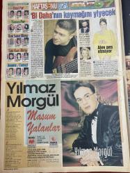 HAFTA SONU GAZETESİ DOĞUM GÜNÜ HEDİYESİ  ( Turkish Newspaper ) - 17 ARALIK 1997  - TAM TAKIM 20 SAYFADIR -Seda Sayan-Burak Çakır-Hande Ataizi-Fikret Kuşkan-Alev Gürsoy-Onur Akın-Elvan Göktaş-Yılmaz Morgül-Reha Muhtar-Ayşecik-Yüksel Güner-Gülden Aydın-Suat Suna-Zeynep Sude-Sevda Aydan-Tekin Akmansoy-Arzu Atabey-Mehmet Ali Alabora-Sanen Seylan-Aysun Kayacı-Ferhat Yılmaz-Emre Altuğ-Deniz Akkaya-Gökhan Alkan-Özcan Deniz-Ümran Hekimoğlu-Ajda Pekkan-Barış Manço-Hülya Koçyiğit-Kadir İnanır-Neslihan Kozanoğlu-Ertan Tazegül-Levent Çakır-Cem Yılmaz-Eric Ustaalioğlu-Torak Şener-Ebru Yaşar-Fulya Soysal-Haldun Dormen-Lale Mansur-Melike Zobu-Efsun Taner-Mine Çayıroğlu-Birsen Menekşeli-Hülya Avşar-Nehir Erdoğan-Nur Yerlitaş-Ogün Ferener-Augusto Okacha-Cengiz Umar-Yahya Demirel-Meral Erden-Akkan Okan-Yılmaz Morgül-Emine Ün-Volkan Severcan-Müge Özmangüç-Serdar Gökalp-Zeynep Beşler-Ayrık Demet Banu-Sinem Bilgiç-Ebru Gündeş-Derhan Durak-Aydın Koca-Şükrü Saracoğlu