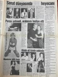 HAFTA SONU GAZETESİ DOĞUM GÜNÜ HEDİYESİ  ( Turkish Newspaper ) - 17 ARALIK 1997  - TAM TAKIM 20 SAYFADIR -Seda Sayan-Burak Çakır-Hande Ataizi-Fikret Kuşkan-Alev Gürsoy-Onur Akın-Elvan Göktaş-Yılmaz Morgül-Reha Muhtar-Ayşecik-Yüksel Güner-Gülden Aydın-Suat Suna-Zeynep Sude-Sevda Aydan-Tekin Akmansoy-Arzu Atabey-Mehmet Ali Alabora-Sanen Seylan-Aysun Kayacı-Ferhat Yılmaz-Emre Altuğ-Deniz Akkaya-Gökhan Alkan-Özcan Deniz-Ümran Hekimoğlu-Ajda Pekkan-Barış Manço-Hülya Koçyiğit-Kadir İnanır-Neslihan Kozanoğlu-Ertan Tazegül-Levent Çakır-Cem Yılmaz-Eric Ustaalioğlu-Torak Şener-Ebru Yaşar-Fulya Soysal-Haldun Dormen-Lale Mansur-Melike Zobu-Efsun Taner-Mine Çayıroğlu-Birsen Menekşeli-Hülya Avşar-Nehir Erdoğan-Nur Yerlitaş-Ogün Ferener-Augusto Okacha-Cengiz Umar-Yahya Demirel-Meral Erden-Akkan Okan-Yılmaz Morgül-Emine Ün-Volkan Severcan-Müge Özmangüç-Serdar Gökalp-Zeynep Beşler-Ayrık Demet Banu-Sinem Bilgiç-Ebru Gündeş-Derhan Durak-Aydın Koca-Şükrü Saracoğlu