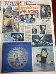 HAFTA SONU GAZETESİ DOĞUM GÜNÜ HEDİYESİ  ( Turkish Newspaper ) - 17 ARALIK 1997  - TAM TAKIM 20 SAYFADIR -Seda Sayan-Burak Çakır-Hande Ataizi-Fikret Kuşkan-Alev Gürsoy-Onur Akın-Elvan Göktaş-Yılmaz Morgül-Reha Muhtar-Ayşecik-Yüksel Güner-Gülden Aydın-Suat Suna-Zeynep Sude-Sevda Aydan-Tekin Akmansoy-Arzu Atabey-Mehmet Ali Alabora-Sanen Seylan-Aysun Kayacı-Ferhat Yılmaz-Emre Altuğ-Deniz Akkaya-Gökhan Alkan-Özcan Deniz-Ümran Hekimoğlu-Ajda Pekkan-Barış Manço-Hülya Koçyiğit-Kadir İnanır-Neslihan Kozanoğlu-Ertan Tazegül-Levent Çakır-Cem Yılmaz-Eric Ustaalioğlu-Torak Şener-Ebru Yaşar-Fulya Soysal-Haldun Dormen-Lale Mansur-Melike Zobu-Efsun Taner-Mine Çayıroğlu-Birsen Menekşeli-Hülya Avşar-Nehir Erdoğan-Nur Yerlitaş-Ogün Ferener-Augusto Okacha-Cengiz Umar-Yahya Demirel-Meral Erden-Akkan Okan-Yılmaz Morgül-Emine Ün-Volkan Severcan-Müge Özmangüç-Serdar Gökalp-Zeynep Beşler-Ayrık Demet Banu-Sinem Bilgiç-Ebru Gündeş-Derhan Durak-Aydın Koca-Şükrü Saracoğlu