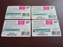 TURKCELL GSM KONTÜR KARTI 4 ADET