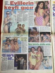 HAFTA SONU GAZETESİ DOĞUM GÜNÜ HEDİYESİ  ( Turkish Newspaper ) - 5 TEMMUZ 1991  - TAM TAKIM 8 SAYFADIR -Menekşe Engin-Sevim Suna-Belgin Doruk-Türkan Şoray-Meltem Doğanay-Bülent Ersoy-Nurdan Torun-Küçük Serengil-Sevimgül Bahadır-Adnan Şenel-Feride Tezcan-Filiz Akın-Sami Akın-Atilla Arcan-Can Arca-Sinem Bilgin-Şenay Bilgin-Gülay Cansev-Can Arca-Yasemin Bilgin Uçkuru düşüklere-Fenerbahçe’nin Romenler’i kadın budalası çıktı-Bu futbolcular sarı kanaryalar’a yakışmıyor-Müthiş karşılaşma-Bayan Özal’ın ikinci Muazzez’i-Kara kız-Yengesi olur-Seksi şarkıcı Santa Cruz’da-Kıran kırana yarış-Sportif gösteri-Hayırlı sünnet-Tatil aşkı-DYP’nin son gözdesi-Takvimli güzeller-Sevgilisi askerde-Bodrum aşıkları-Dev koalisyon-Küçük hanım’ı hayata küstüren kaza-Sultan tatilde-Otelci babanın güzel konuğu-Bülent’ten gövde gösterisi-Kendime aşığım-Uslan artık 19’luk Seren-Doyumsuz kadın-Göçmen ünlüler kan ağlıyor-Kızım babasını hiç affetmedi-Evlilerin keyfi gıcır-Cici baba’ya evet-Gece karısıyla gündüz eşiyle