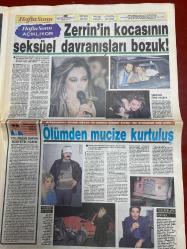 HAFTA SONU GAZETESİ DOĞUM GÜNÜ HEDİYESİ  ( Turkish Newspaper ) - 16 ŞUBAT 1990  - TAM TAKIM 8 SAYFADIR - Emrah-Meltem Sezen-Yüksel Uzel-Sami Aksu-Christine Keeler-John Profumo-Nadia Smolik-Monika Feldt-Seda Sayan-Nuri Sesigüzel-Filiz Orman-Meral Zeren-Suna Yıldızoğlu-Atilla Kaya-Bülent Ersoy-Hakan Ural-Turan Çevik-Hüner Coşkuner-Burhan Çaçan Emrah’ın yatak maceraları-Meltem’e iğrenç teklif-Grup sekse davet-Genç kızları uyarıyor-Buyurun hükümet skandalına-Yüksel Uzel’in yakışıklısı-Bebek yüzlü bebek bekliyor-İkinci Alman gelin-By-pass’a evlat şifası-Once nikah sonra çocuk-Beşibiryerde-Gidişat kötü-Urfalı türkücü fena çarpıldı-İntikam şovu-Kurşunlanan sevgiliye mahpushane şarkıları-Aman Bülent dikkat-Nafaka podyumda-Nöbetleşe ısınıyorlar-Turan Çevik dosyası-Mutluluk patlaması-Seksi takipçi