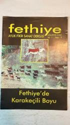 FETHİYE AYLIK FİKİR SANAT DERGİSİ - AĞUSTOS 2002 SAYI: 3 RAMAZAN KIVRAK - ÖMER KARAYUMAK - ÜNAL ŞÖHRET DİRLİK - MAKBULE UYAR - AHMET BESEREK - MUHARREM BAYAR - DİLEK DİNÇER - E. GAVCAR - Z. GÜNAL - UFUK EMEK - FAHRİ YİĞİT - TURGAY ARTUN - AKIN TEZEL - YAVUZ TORUNOĞULLARI - SEDA BALOĞLU - S. NECLA KAYA - TIMUR FİDAN - M. İRFAN KILIÇ - YILDIZ GÜNAY - ÇETİN BİLGİN - MEHMET CEM YİĞİT - SEFER ÖNEN - A. NEYZAR KARAHAN  FETHİYE'DE KARAKEÇİLİ BOYU - YÖRÜK OBALARI - NİNNİLERİMİZ - DÜNDEN BUGÜNE - FETHİYE'DEN ANILAR - TEKE YÖRESİ - KATI ATIK YÖNETİMİ - TURİZM - ÖZÜRLÜ ÇOCUKLARIMIZ - BAŞARININ SIRRI - İZ BIRAKANLAR - EĞİTİM - RESME BAŞLARKEN - SPOR - GÜZEL SÖZLER - KAYAKÖY'DE BİR ŞAİR - EYLÜL'DE SERGİ ETKİNLİĞİ - TÜRK BAYRAĞI VE AYYILDIZ - BİR DÜNYA DÜŞÜNÜYORUM - HAVAYA DALMIŞ - YELKEN  - TAM TAKIM EKSİKSİZ 42 SAYFA