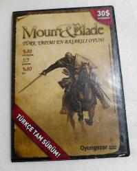 PC-CD Mount & Blade Türk Yapımı En Başarılı Oyun OYUNGEZER Bilgisayar Oyunu Orijinal Kutu Kitapçık